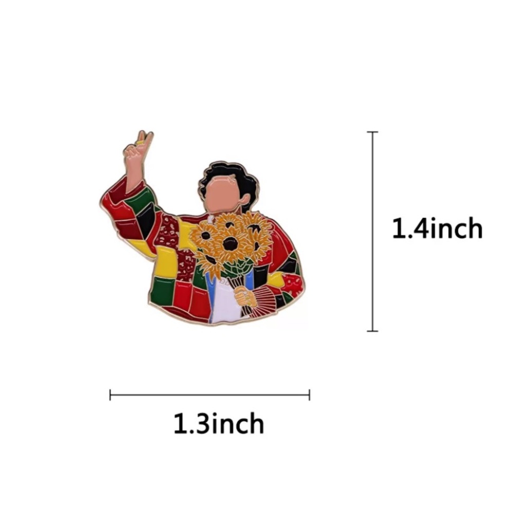 Harry Styles color block sweater pin NEW - Picture 2 of 5